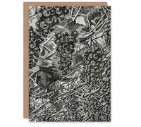 Artery8 John Wright Personalised Art Card Fruit Growers Guide Grape Vine