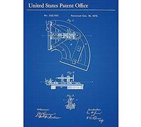 Artery8 Jones Millstone Dressing Device 1879 Patent Plan Art Print Canvas Premium Wall Decor Poster Mural