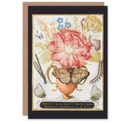 Artery8 Joris Hoefnagel Art Card Flowers Snail Insects and Butterflies