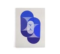 Artery8 Joseph Schillinger Key Blue Abstract Painting Canvas Wall Art Print 24x32