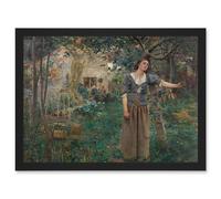 Artery8 Jules Bastien-Lepage Joan Of Arc Painting Artwork Framed Wall Art Print A4 in Black Artery8 Black