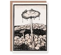 Artery8 Julie de Graag Art Card Dripping Mushroom Painting