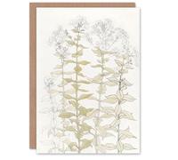 Artery8 Julie de Graag Art Card Phlox Colour Sketch of Flowers