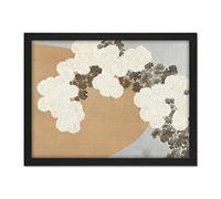 Artery8 Kamisaka Sekka Chrysanthemums Japanese Painting Artwork Framed Wall Art Print 18X24 Inch