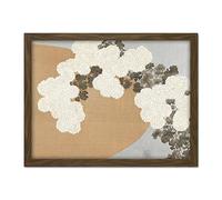 Artery8 Kamisaka Sekka Chrysanthemums Japanese Painting Artwork Framed Wall Art Print 18X24 Inch