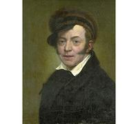 Artery8 Kamphuijsen Self-Portrait Painting Large XL Wall Art Canvas Print