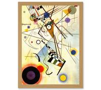 Artery8 Kandinsky Composition VIII A4 Artwork Framed Wall Art Print