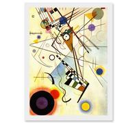 Artery8 Kandinsky Composition VIII A4 Artwork Framed Wall Art Print