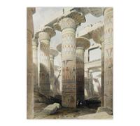 Artery8 Karnak Temple Great Hypostyle Hall Roberts Wall Art Poster Print 12X16"