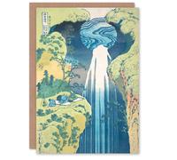 Artery8 Katsushika Hokusai Japanese Art Card Amida Falls of the Kisokaido Road