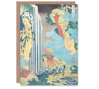 Artery8 Katsushika Hokusai Japanese Art Card Ono Waterfall On The Kisokaido