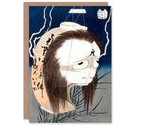 Artery8 Katsushika Hokusai Japanese Art Card The Lantern Ghost Iwa