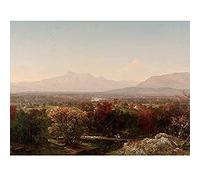 Artery8 Kensett An October Day White Mountains Art Print Canvas Premium Wall Decor Poster Mural