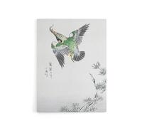 Artery8 Kingfisher Hunting Japanese Canvas Wall Art Print Numata Kashu | Size: W18" x H24" Artery8 Multicolor W18" x H24"