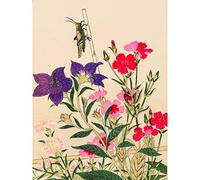 Artery8 Kitagawa Utamaro Rice Locust Flowers Japanese Painting Large Wall Art Poster Print Thick Paper 18X24 Inch