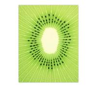Artery8 Kiwi Fruit Slice Minimalist Kitchen Artwork Interior Decor Large Wall Art Poster Print Thick Paper 18X24 Inch