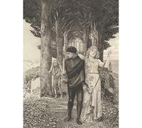 Artery8 Klinger Genie Death Second Part Engraving Art Print Canvas Premium Wall Decor Poster Mural