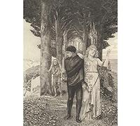 Artery8 Klinger Genie Death Second Part Engraving Unframed Wall Art Print Poster Home Decor Premium