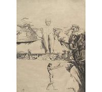 Artery8 Klinger Integer Vitae Death Second Part Engraving Large Wall Art Poster Print Thick Paper 18X24 Inch