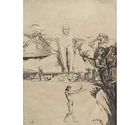 Artery8 Klinger Integer Vitae Death Second Part Engraving Unframed Wall Art Print Poster Home Decor Premium