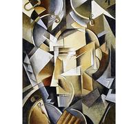 Artery8 Kliun The Clockmaker Painting Large XL Wall Art Canvas Print