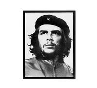 Artery8 Korda Portrait Revolutionary Che Guevara Framed Canvas Wall Art Print in Grey | Size: W24" x H32" Artery8 Grey W24" x H32"