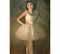 Artery8 Kremlicka Dancer Ballet Painting Premium Wall Art Canvas Print 18X24 Inch