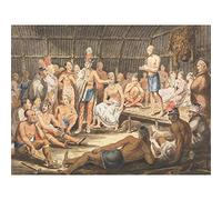 Artery8 Krimmel Exhibition Native American Ceremonies Painting Large Wall Art Poster Print Thick Paper 18X24 Inch