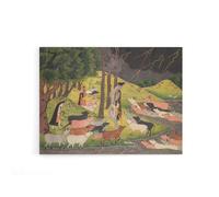 Artery8 Krishna Summoning Cows 18th Century India Canvas Wall Art Print | Size: W12" x H16" Artery8 Multicolor W12" x H16"