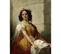Artery8 Kruseman Salome With Head John Baptist Large Wall Art Poster Print Thick Paper 18X24 Inch