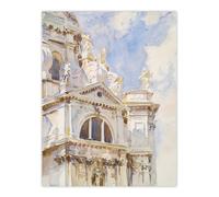 Artery8 La Salute Church Venice Watercolour Sargent Wall Art Poster Print | Size: W18" x H24" Artery8 Multicolor W18" x H24"
