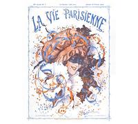 Artery8 La Vie Parisienne Celebrate Carnival 1919 Magazine Cover Premium Wall Art Canvas Print 18X24 Inch