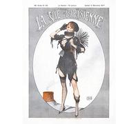 Artery8 La Vie Parisienne Chimney Sweep Pin Up Magazine Cover Premium Wall Art Canvas Print 18X24 Inch