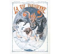 Artery8 La Vie Parisienne Coal Monster Nightmare Magazine Cover Premium Wall Art Canvas Print 18X24 Inch