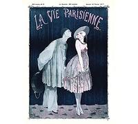 Artery8 La Vie Parisienne Kissing Pierrot Clown Magazine Cover Unframed Wall Art Print Poster Home Decor Premium