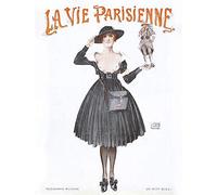 Artery8 La Vie Parisienne Military Message Blue Rude Magazine Cover Large Wall Art Poster Print Thick Paper 18X24 Inch