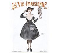 Artery8 La Vie Parisienne Military Message Blue Rude Magazine Cover Unframed Wall Art Print Poster Home Decor Premium