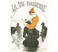 Artery8 La Vie Parisienne Port Fontaine des Mers Magazine Cover Unframed Wall Art Print Poster Home Decor Premium