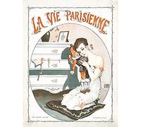 Artery8 La Vie Parisienne Post War Christmas Magazine Cover Art Print Canvas Premium Wall Decor Poster Mural