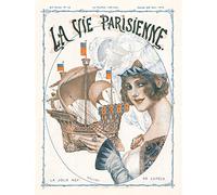 Artery8 La Vie Parisienne Pretty Nave Ship Magazine Cover Large Wall Art Poster Print Thick Paper 18X24 Inch