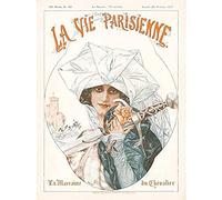 Artery8 La Vie Parisienne Rose Sword Woman Magazine Cover Unframed Wall Art Print Poster Home Decor Premium