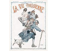 Artery8 La Vie Parisienne Soldier Dog World War 2 Magazine Cover Unframed Wall Art Print Poster Home Decor Premium