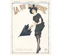 Artery8 La Vie Parisienne Spring Rain Umbrella Magazine Cover Unframed Wall Art Print Poster Home Decor Premium