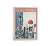 Artery8 La Vie Parisienne The Breviary Canvas Wall Art Print | Size: W18" x H24" Artery8 Multicolor W18" x H24"