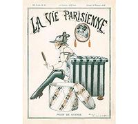 Artery8 La Vie Parisienne War Time Fashion Magazine Cover Unframed Wall Art Print Poster Home Decor Premium