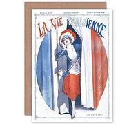 Artery8 La Vie Parisienne We Got Them World War 1 Victory Magazine Cover Sealed Greeting Card Plus Envelope Blank inside
