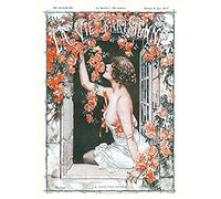 Artery8 La Vie Parisienne Window Roses Flowers Magazine Cover Unframed Wall Art Print Poster Home Decor Premium