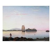 Artery8 Lane Owls Head Penobscot Bay Maine Painting Art Print Canvas Premium Wall Decor Poster Mural
