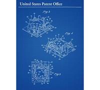 Artery8 Lapson Cursor Control Computer Mouse 1984 Patent Premium Wall Art Canvas Print 18X24 Inch