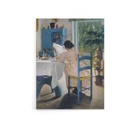 Artery8 Laurits Andersen Ring Sigrid At Breakfast Canvas Wall Art Print | Size: W18" x H24" Artery8 Multicolor W18" x H24"